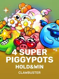 4 SUPER PIGGYPOTS: HOLD&WIN